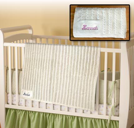 Personalized Cashmere Baby Blankets
