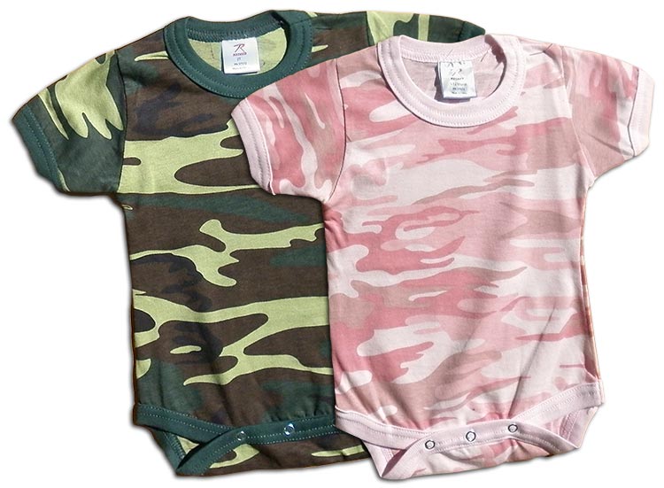 Post image for Camo-Baby Bodysuit (onesie)
